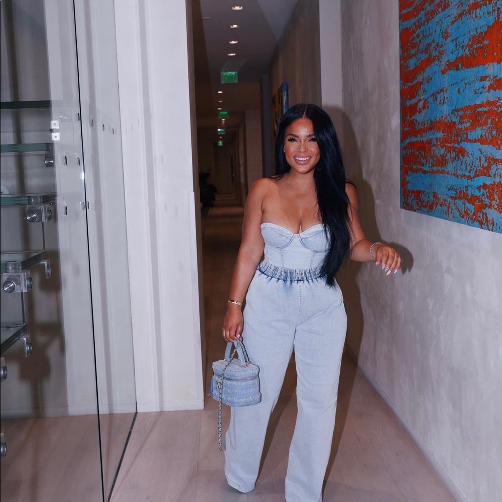 Denim 2 piece set